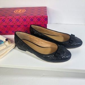 Tory Burch Marion Quilted Leather Ballet Flats